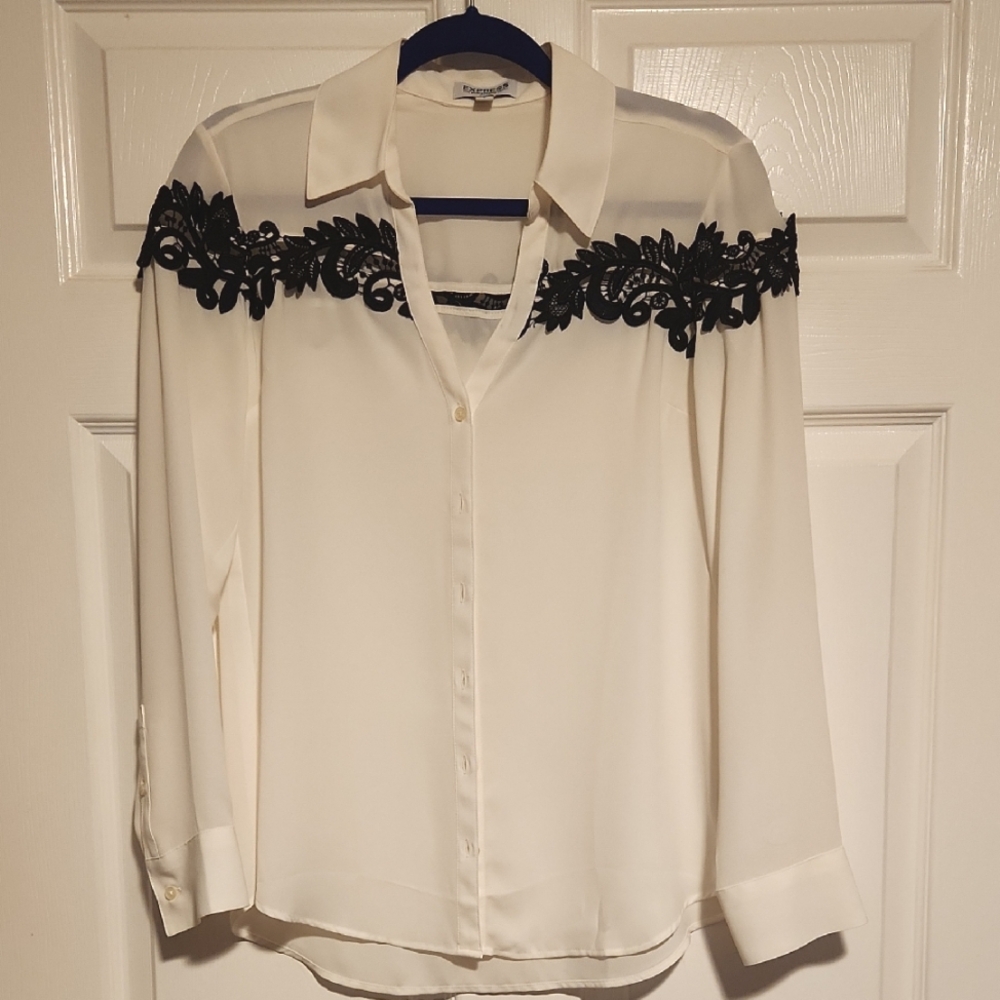 Long Sleeve Button-Up Blouse (The Portofino Shirt)